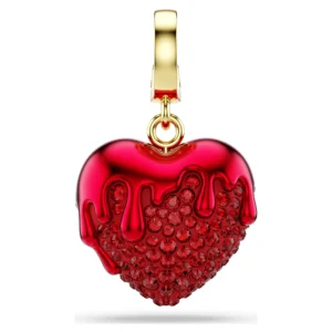 Swarovski Idyllia Charm Herz Rot 18K vergoldet 5742994