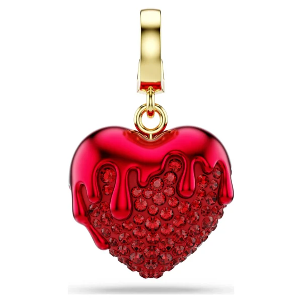 Swarovski Idyllia Charm Herz Rot 18K vergoldet 5742994