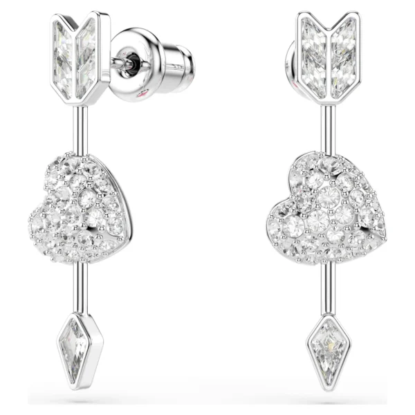 Swarovski Idyllia Drop-Ohrhänger Herz mit Pfeil 5749602