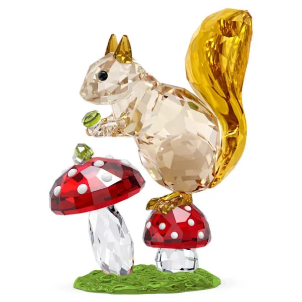 Swarovski Idyllia Eichhörnchen und Pilze 5684343