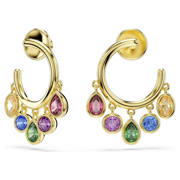 Swarovski Imber Kreolen Mehrfarbig, 18K goldbeschichtet 5753263