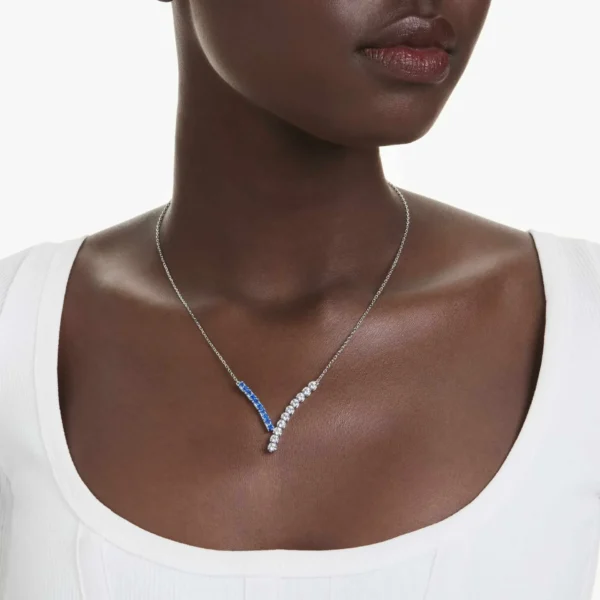 Swarovski Matrix Halskette Blau 5732265 – Bild 2