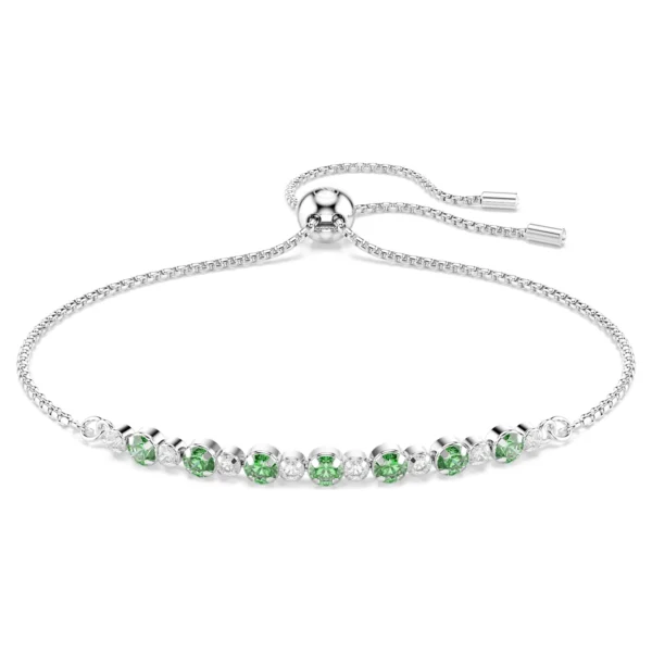 Swarovski Matrix Armband Grün Rhodiniert 5758987