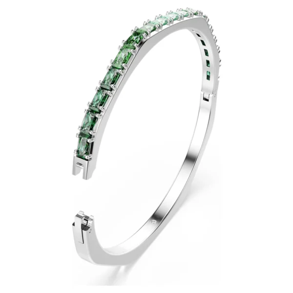 Swarovski Matrix Armreif Achteckform Grün – Bild 3