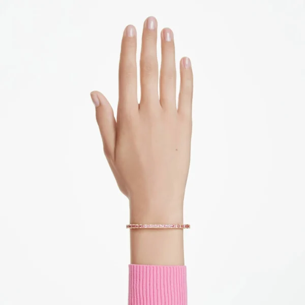 Swarovski Matrix Armreif Achteckform Rosa – Bild 2