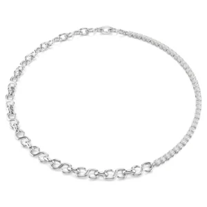 Swarovski Matrix Halskette S-Form Rhodiniert 5747732