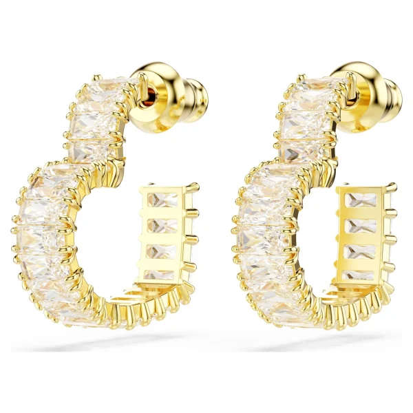 Swarovski Matrix Kreolen Herz Goldlegierungsschicht 5693512