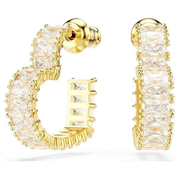 Swarovski Matrix Kreolen Herz Goldlegierungsschicht 5693512 – Bild 3