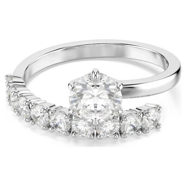 Swarovski Matrix Offener Ring Rhodiniert