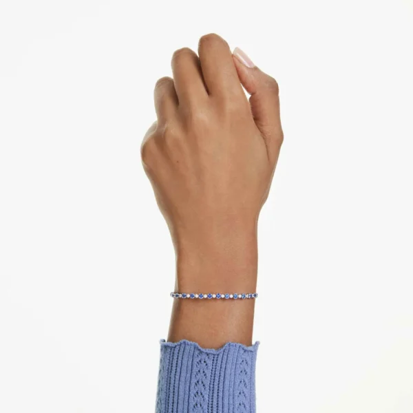 Swarovski Matrix Tennis Armband Blau 5725854 – Bild 2
