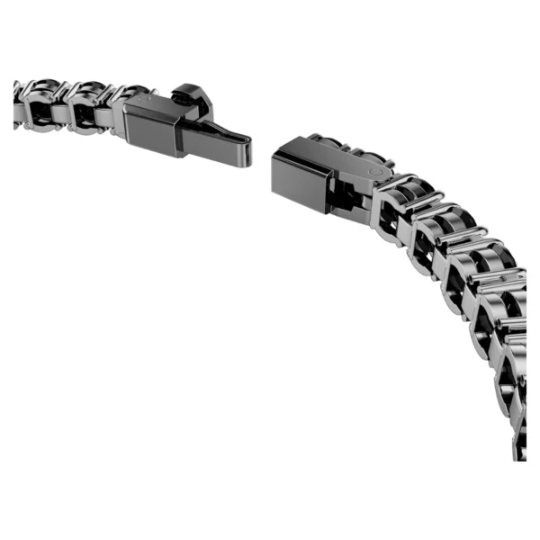 Swarovski Matrix Tennis Armband Schwarz – Bild 4