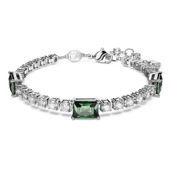 Swarovski Matrix Tennis Armband Grün 5666422
