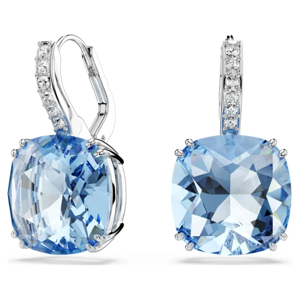 Swarovski Millenia Drop-Ohrhänger Blau Rhodiniert 5756150