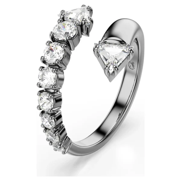 Swarovski Sublima Offener Ring Rhuteniert