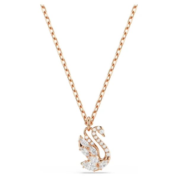 Swarovski Schwan Halskette Roségold 5738203