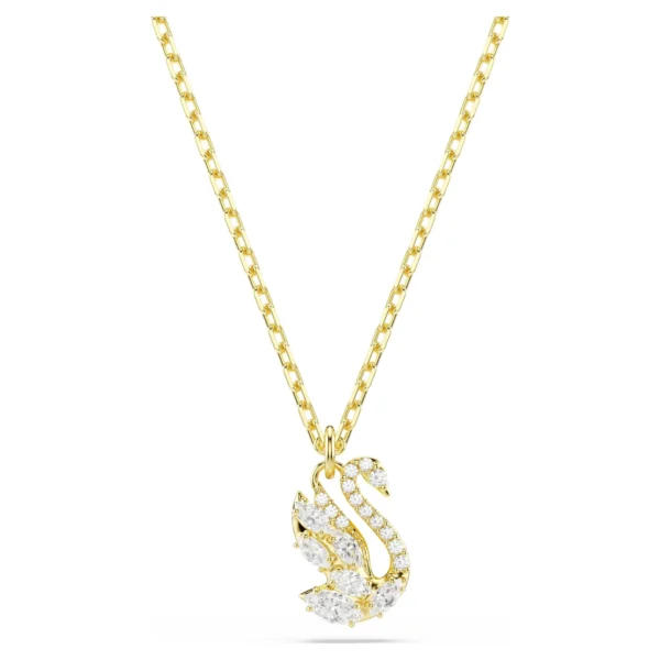 Swarovski Schwan Halskette 18K vergoldet 5754626