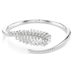 Swarovski Vienna Armreif Feder Rhodiniert