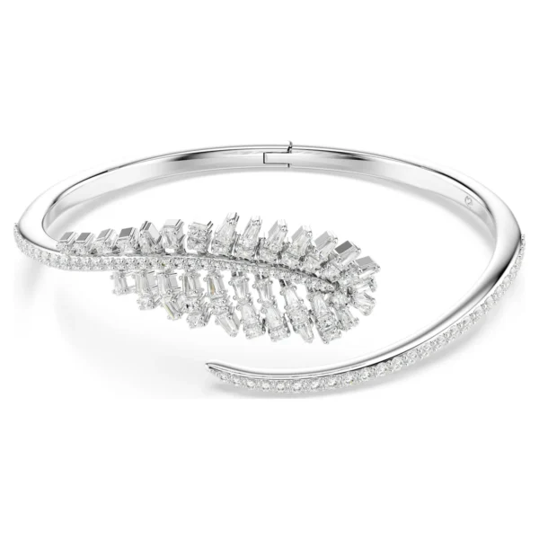 Swarovski Vienna Armreif Feder Rhodiniert
